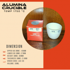 LARK® ALUMINA CRUCIBLE 1750 °C 30ML